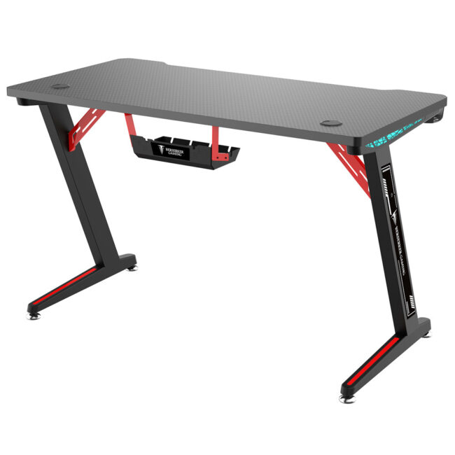 BSK-GAMING DESK B120 NOIR Avec Led RGB
