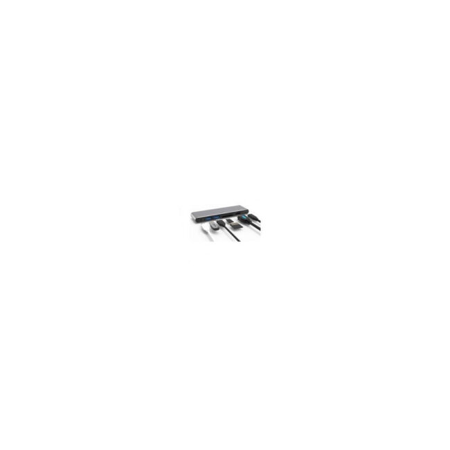 0301682 - Adaptateur de type C avec 2x Hub USB V3.0 +HDMI+ lecteur multicartes