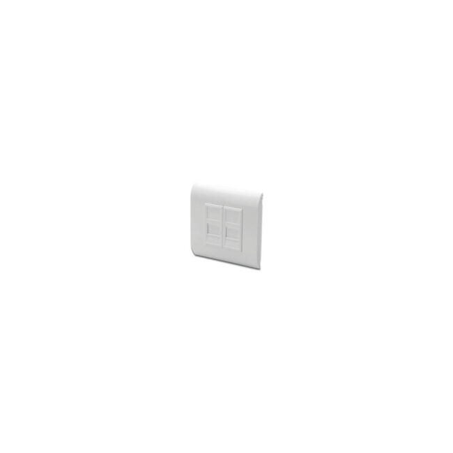 Plaque murale DIGITUS pour modules Keystone, cadre 80x80 mm