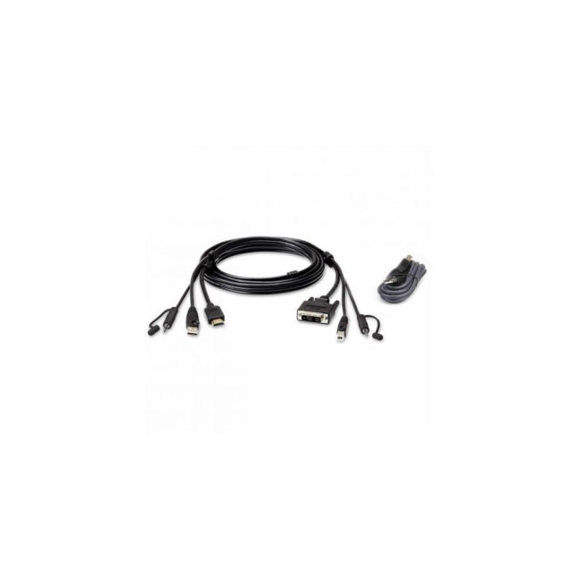 Jeu de cable pour KVM USB, 1.8m
