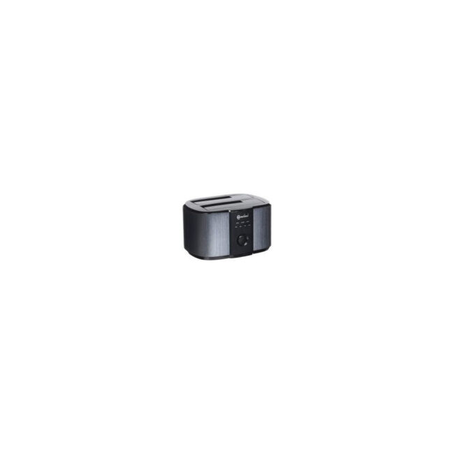 6001008 Docking pour 2xHDD 2.5/3.5p Sata USB3 Gris