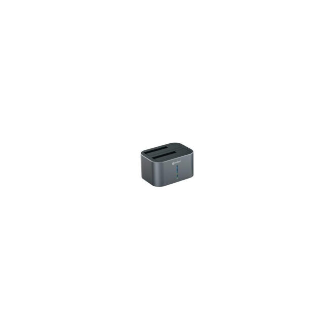 Docking pour 2xHDD 2.5/3.5p Sata USB3 Silver