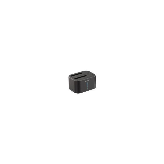 Docking pour 2xHDD 2.5/3.5p Sata USB3 Noir