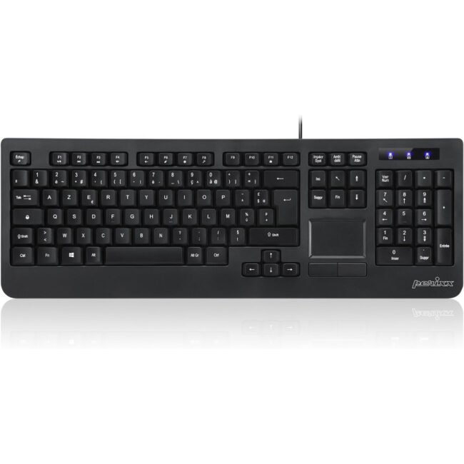 PERCL026135 PERIBOARD-513 II BLACK Clavier AZERTY avec TouchPad