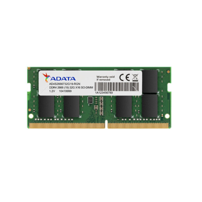 ADATA DDR4 SO-DIMM 2666Mhz 8GB 1024x16 CL19 Single Pack