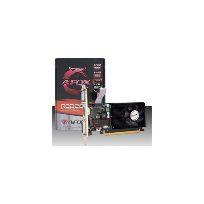 AFOX RADEON R5 220 - 2GB DDR3 - VGA - DVI - HDMI - LOW PROFILE