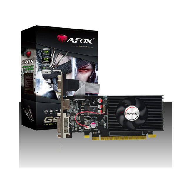 AFOX NVIDIA GT 730 - 4GB GDDR3 - HDMI - DVI - VGA - LOW PROFILE