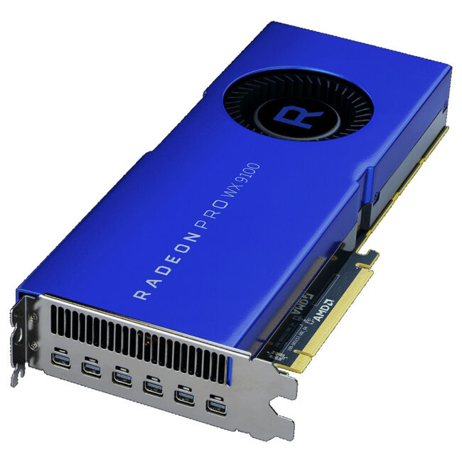 AMD RADEON PRO WX 9100 - 16Go HBM2 - 6x MINI DP - 12.29 TFLOPS