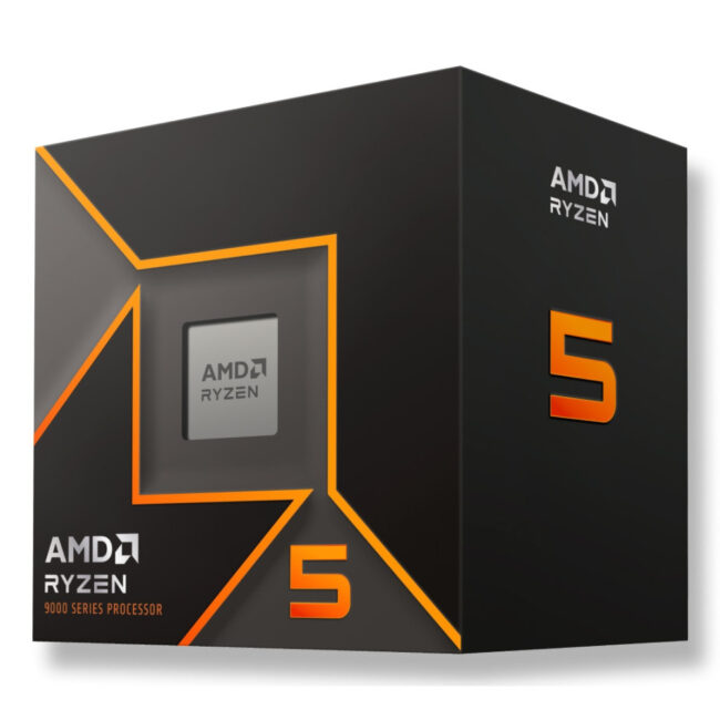 AMD Ryzen 5 9600 - Processeur socket AM5 - 3,8 / 5,5 GHz - 32 Mo - Boîte