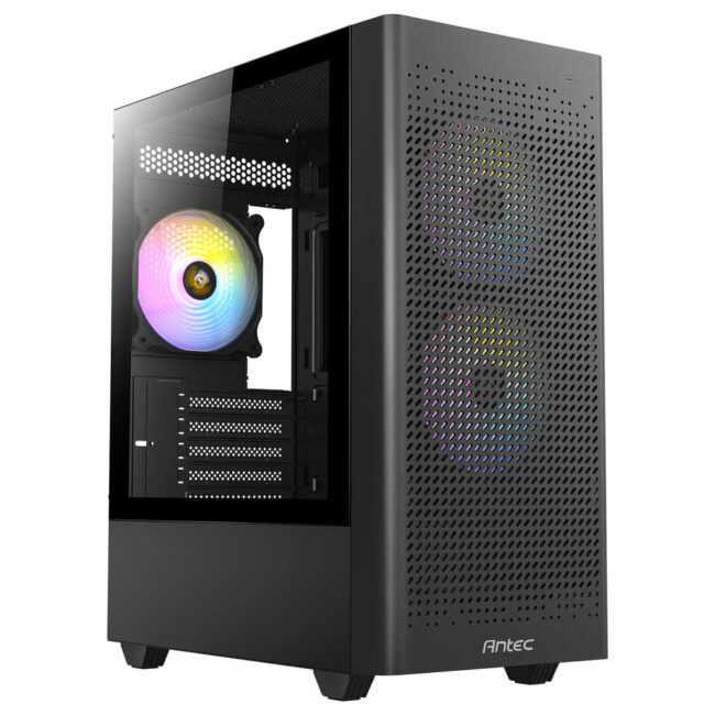 ANTBT046082 Antec NX500M Boitier Moyen Tour ARGB BT MATX USBC/USB2/USB3 4F120MM COTE TRANSPARENT