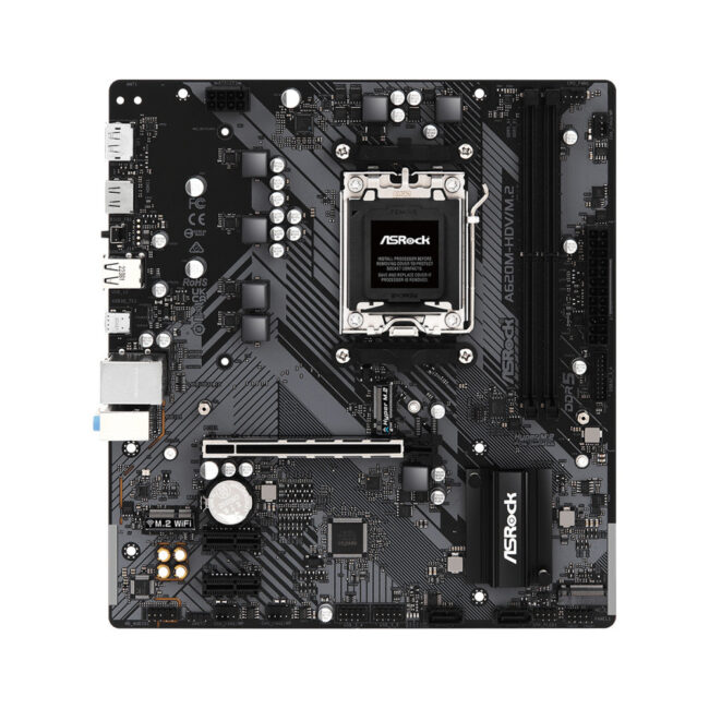 ASROCK A620M-HDV/M.2 - MATX - AMD AM5 - 2x DDR5 - 2x M.2 - HDMI - DP