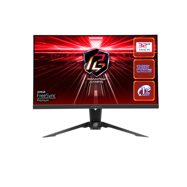 ASROCK PG32QF2B - 31.5p QHD - 165Hz - 1ms - 2x HDMI - 1x DP