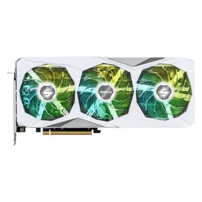 ASROCK AMD RX 7800 XT STEEL LEGEND 16GB OC - 16Go GDDR6 - 2520MHz - BLANC