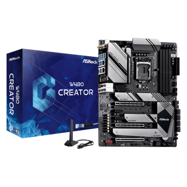 ASROCK - ATX - LGA 1200 XEON - 4x DDR4 - 3x PCIE X16 - 8x SATA