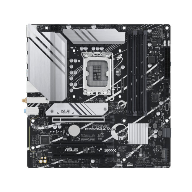 ASUS PRIME B760M-A WIFI - Carte mère MATX - Intel LGA 1700 - 4x DDR5 - HDMI - DP - 2x M.2 -WIFI6