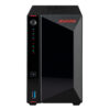 ASTBT042469 AS5402T NAS 2 baies 2.0/2.9 GHz QC 4Go - 2 LAN 2.5GbE - USB3.2 - 4 slots M.2 NVM