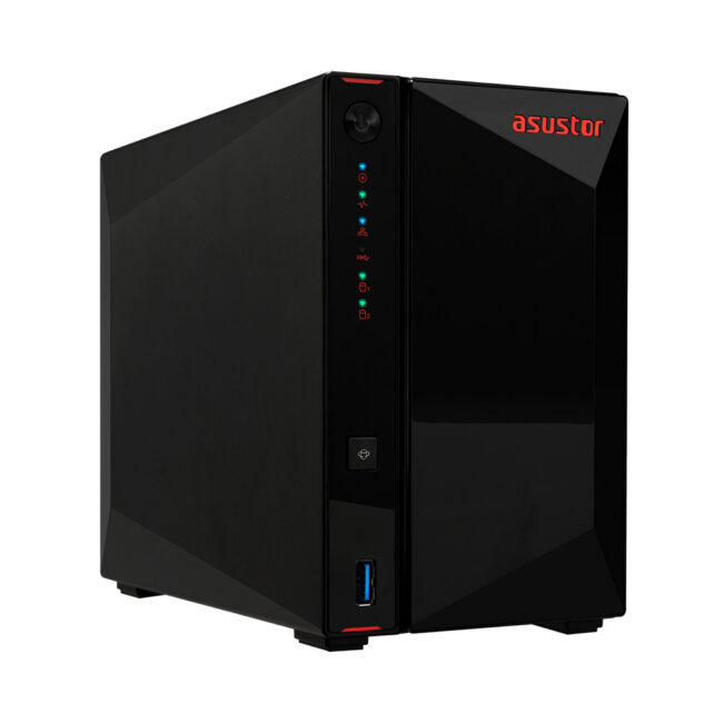 ASTBT032897 AS5202T Boîtier NAS pour 2 DD 3.5/2.5p Dualcore 2Go