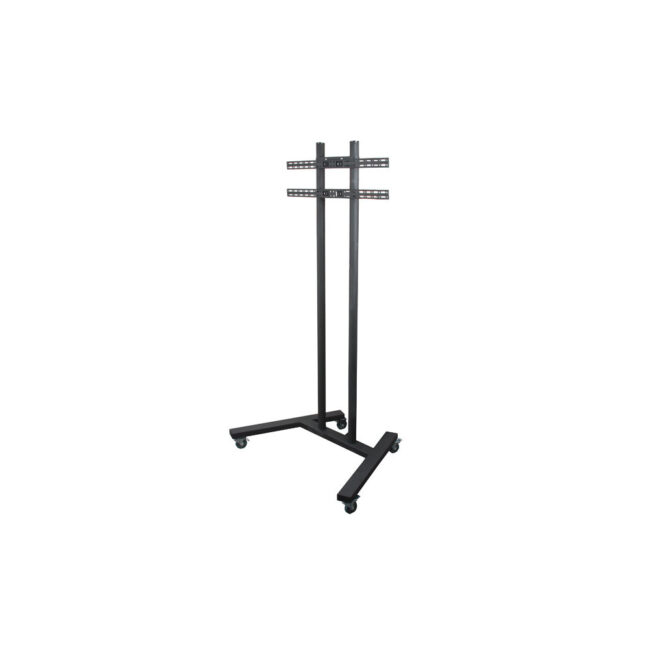 Grand chariot universel pour écrans plats / support au sol (VESA 800 x 600) - 1.8m À50mm Poles - Noir - Gar10ans