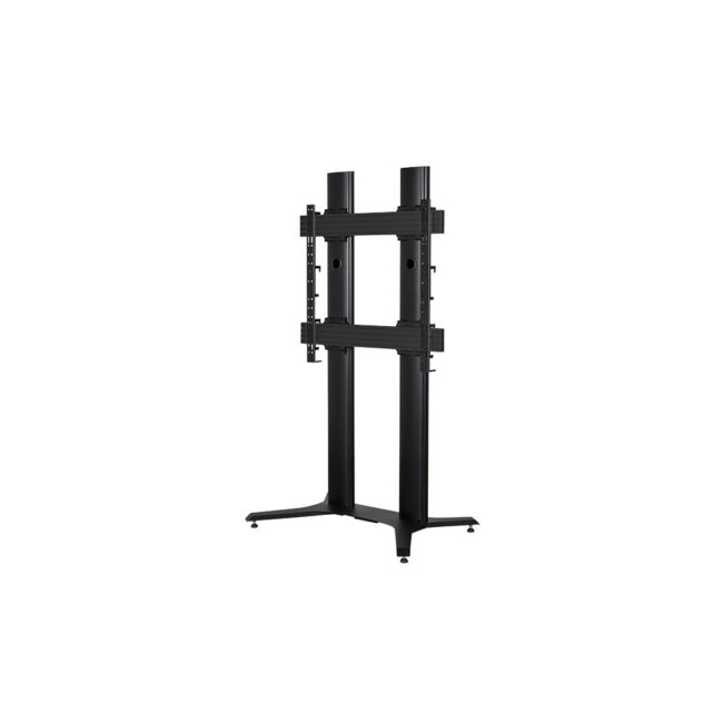 Support BT8709/B 100p poser au sol Vesa 900 Max 100Kgge max 70kg - Black Silver
