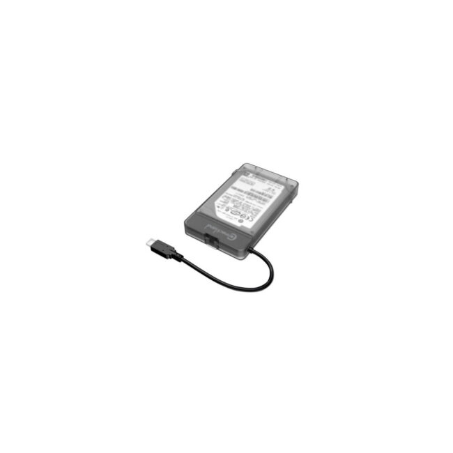 Boîtier externe 2 en 1 pour disque 2.5'' SATA USB v3.1 Gen2 Type C G2-28-BK Noir