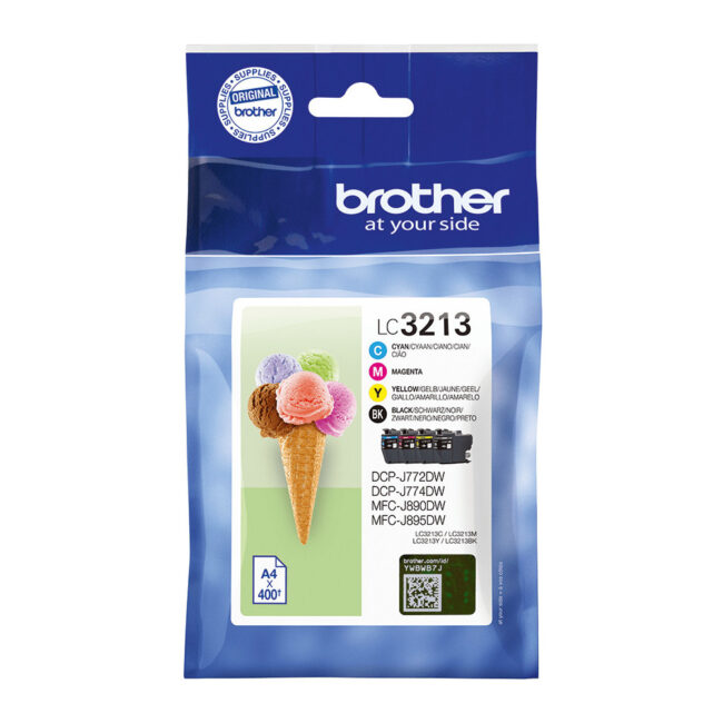 Brother Multipack LC-3213XLVAL BK+3 Couleurs