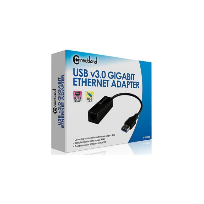 Adaptateur USB type C/USB-A 3.1 vers RJ45 (8P8C) Femelle