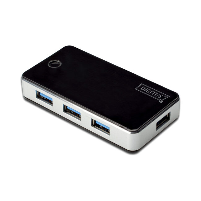 DIG Hub USB3.0 4Ports NOIR 4XUSB A/F 1XUSB M/F