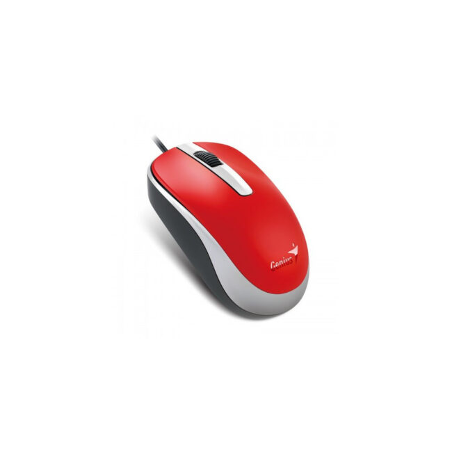 DESTOCKAGE DX-120 RED Souris optique filaire 1000dpi USB