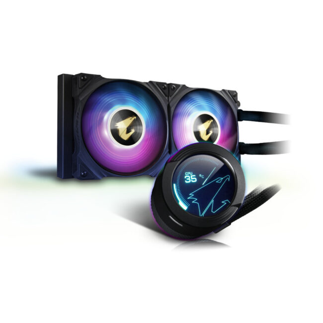 GIGABYTE AORUS WATERFORCE X240 - AMD/INTEL - RGB - 2x 120MM