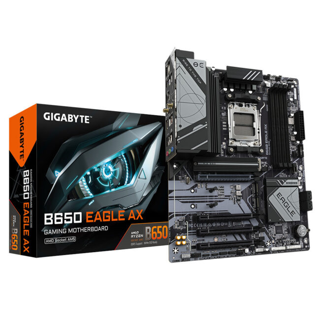GIGABYTE B650 EAGLE AX - Carte mère ATX - AMD AM5 - 4x DDR5 - HDMI - DP - WIFI6E