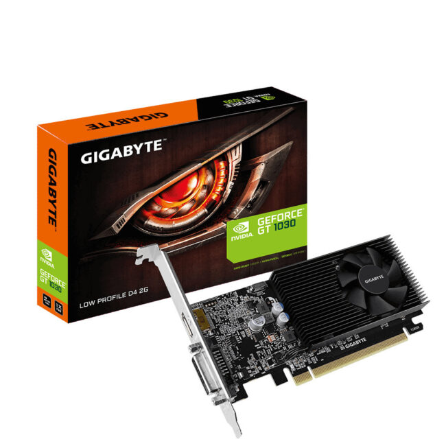 GIGBAYTE GV-N1030D4-2GL - 2Go GDDR4 - 1417MHz - HDMI - DVI - LOW PROFILE