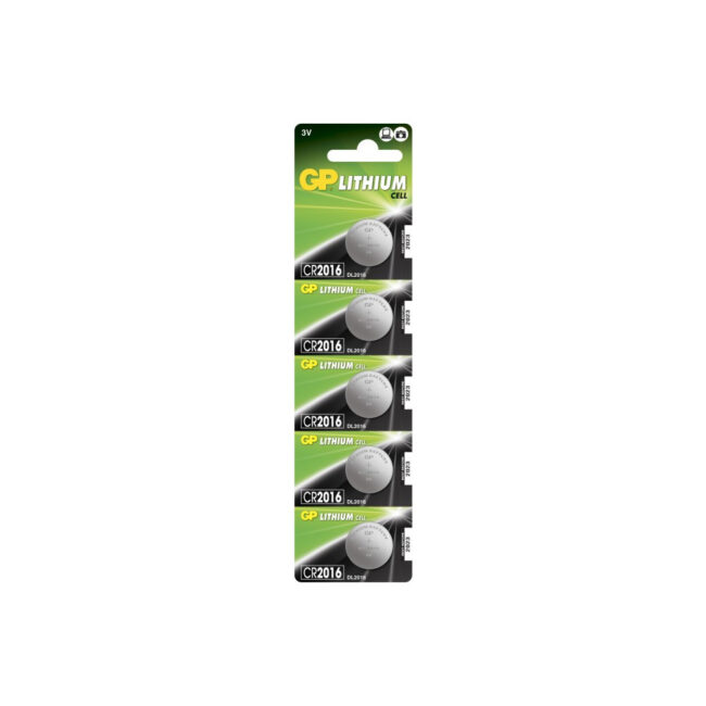 blister (x5) pile bouton CR2016