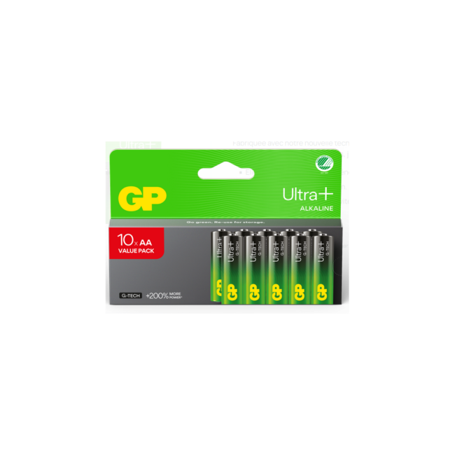 GPBCH044015 Blister 10 piles Ultra Plus Alcalines AA (LR06)