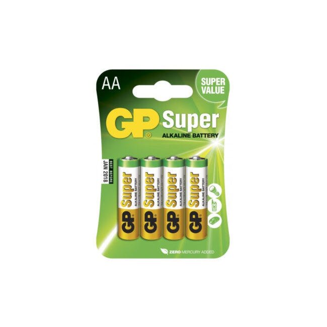 Blister 4 piles U+.Alcaline AA