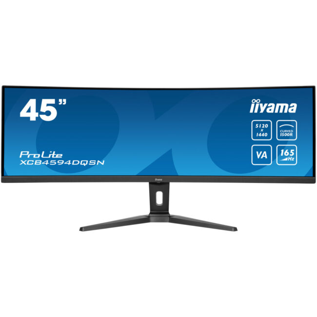 IIYAMA XCB4594DQSN-B1 - 44.5p VA incurvé 5120x1440 - 0.8ms - 450cd/mÂ² - 2HDMI/DP - 1xUSB-C.Dock - 2x3W - Noir