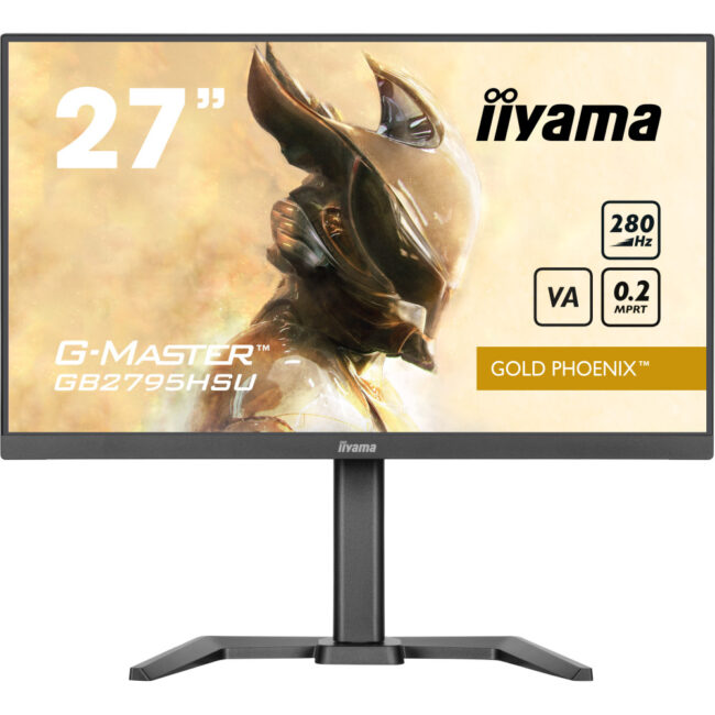 IIYAMA GB2795HSU-B1 (Gold Phoenix) - 27p VA FHD 280Hz 1ms 300cd/mÂ² HDM-DP 4USB 2x2W Règlable Noir