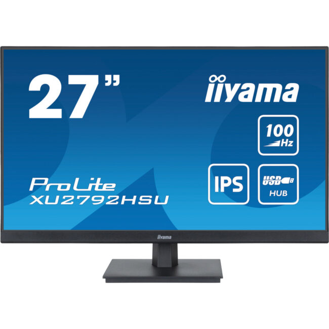 IIYAMA XU2792HSU-B6 - 27p IPS FHD 0,4ms 250cd/mÂ² HDMI-DP 4xUSB 2x2W Noir