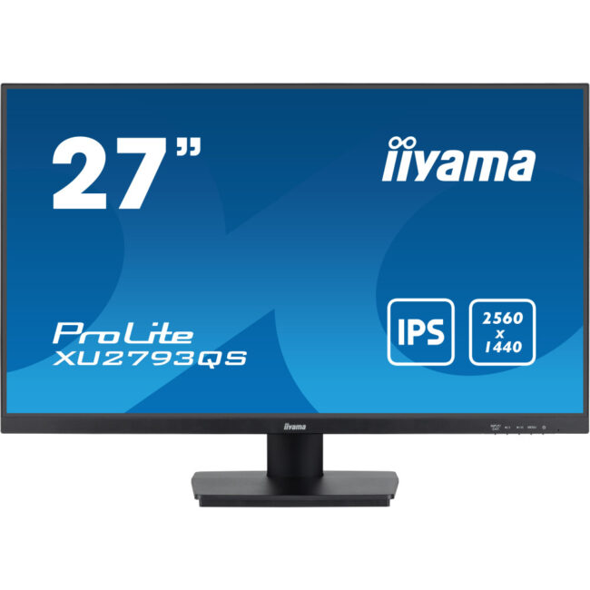 IIYAMA XU2793QS-B6 - 27p IPS 2560x1440 1ms 250cd/mÂ² HDMI-DP 2x2W Noir
