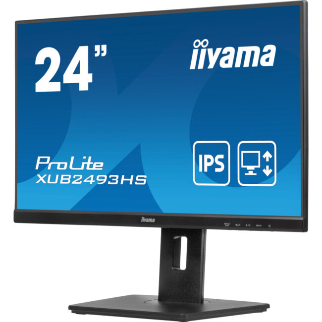 IIYAMA XUB2493HS-B6 - 23.8p IPS FHD 0,5ms 250cd/mÂ² HDMI/DP 2x2W Règlable Noir