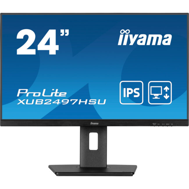IIYAMA XUB2497HSU-B2 - 23.8p IPS FHD 1ms 3000cd/mÂ² HDMI/DP 2xUSB 2x2W Règlable Noir