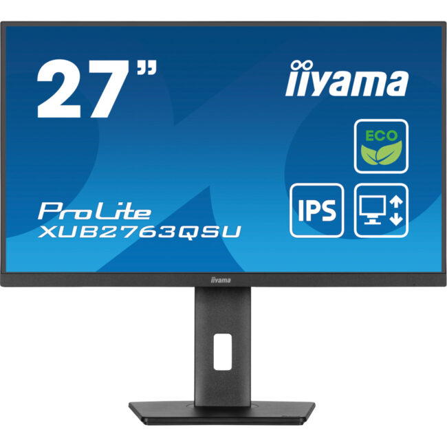 - IIYAMA XUB2763QSU-B1 (Prolite) écran plat de PC 68,6 cm (27") 2560 x 1440 pixels Full HD LED Noir