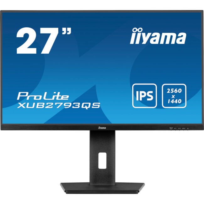 IIYAMA XUB2793QS-B7 - 27p IPS 2560x1440 1ms 300cd/mÂ² HDMI/DP 2x2W Règlable Noir