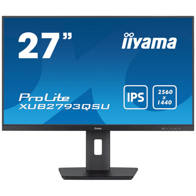 IIYAMA XUB2793QSU-B7 - 27p IPS 2560x1440 1ms 300cd/mÂ² HDMI/DP 2USB 2x2W Règlable Noir
