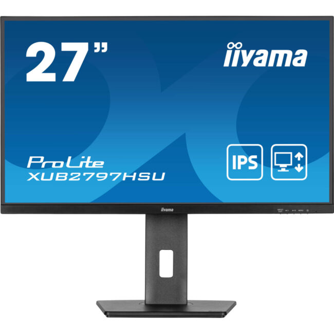 IIYAMA XUB2797HSU-B2 - 27p IPS FHD 1ms 300 cd/m? HDMI/DP 2xUSB 2x2W Réglable Noir
