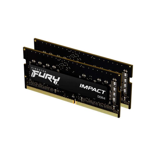 Mémoire Kingston FURY Impact 16 Go (2 x 8 Go) DDR4 3200 MHz SODIMM CL20