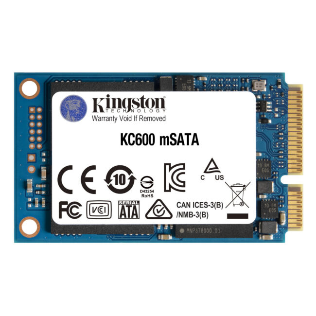KINGSTON 256G SSD KC600 SATA3 mSATA
