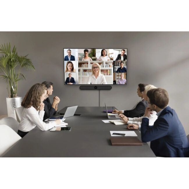 IPEVO VC-B4K (Blanc) Barre vidéo UHD 4K tout-en-un