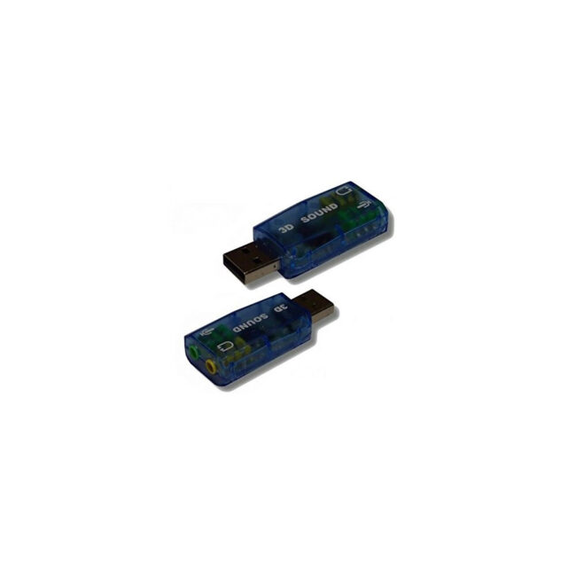 Carte son USB avec reprise casque + micro (Bulk)