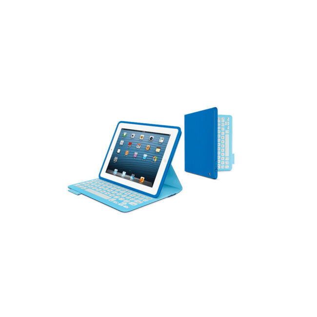 FabricSkin Folio pour iPad Electric Bleu