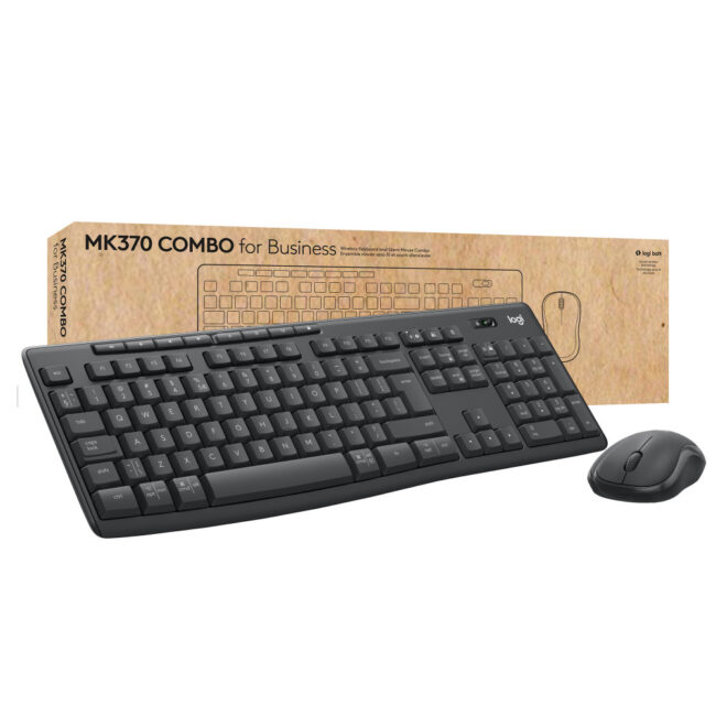 LOG00046218 Logitech MK370 Combo for Business Ensemble clavier et souris sans fil Bluetooth LE AZERTY Français graphite